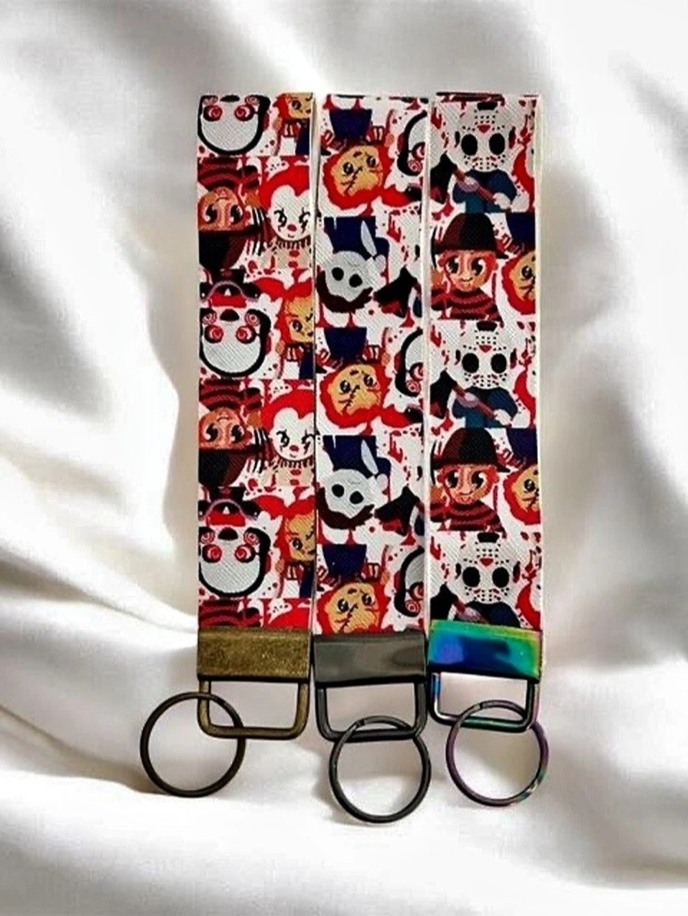 Horror Character Wristlet Keychains